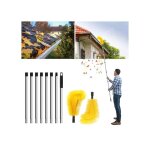 Nettoyeur de gouttire 320cm 8 ttes rtractables pour toits fentres lustres nettoyage feuilles