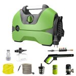 Nettoyeur haute pression 120 bars puissant 5. 6l / min système de détergent facile conception portable ... Nettoyeur haute pression 120 bars puissant 5. 6l / min système de détergent facile conception portable ...