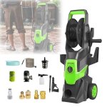 Nettoyeur haute pression 2000 w 130 bars 420 l / h avec buse r�glable tuyau de 10 m pour voitures cl�tures ...