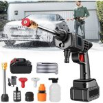 Nettoyeur haute pression sans fil 50 bar portable avec 5m tuyau rgulation intelligente de la pression ...