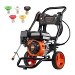 Nettoyeur haute pression - vevor - 3400 psi - 10 l / min - moteur thermique - 5 buses incluses