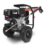 Nettoyeur � pression - greencut jet380x - moteur essence 4 temps 420cc 8cv - tuyau 20m - 5 buses de pression ...