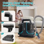 Nettoyeur de tapis de canap� filaire portable 11kpa machine � livres double t�te de brosse aspirateur ...