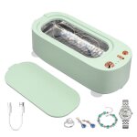 Nettoyeur ultrasons 350ml professionnel 49khz 3r�glages de temps nettoyage en profondeur 360� bac en ...