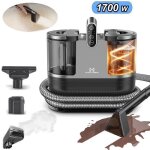 Nettoyeur vapeur - 1700w pour canap�s / tapis - 15kpa - r�servoir 1600ml - tuyau 18m et cordon 5m