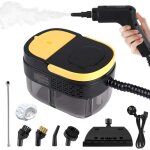 Nettoyeur vapeur � main1600ml steam cleaner portable avec 8 accessoires pour cuisine / salle de bain ...