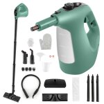 Nettoyeur vapeur  main 1500w punaises de lit costway - rservoir 400 ml - 2 bar - 14 accessoires - 125 ...