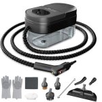 Nettoyeur vapeur � main portable nettoyeur vapeur noir 2500w 1600ml pour cuisine / maison / auto / tissus ...