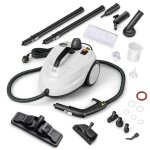 Nettoyeur vapeur polyvalent 2000w costway pour punaises de lit - 5 bar - 15 accessoires et manom�tres ...