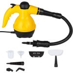 Nettoyeur vapeur portable polyvalent avec 9 accessoires pour liminer les taches de rideau vitre tapis ...
