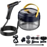 Nettoyeur vapeur portatif 1800w steam cleaner pour la maison 1700ml rservoir deau pour fentres cuisine ...