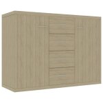 * new enfilade commode intérieure - buffet chêne sonoma 88x30x65 cm classique - bois dingénierie cl90810 ... * new enfilade commode intérieure - buffet chêne sonoma 88x30x65 cm classique - bois dingénierie cl90810 ...