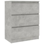 * new enfilade commode int�rieure - buffet gris b�ton 60x35x76 cm classique - bois ding�nierie cl31142 ...