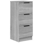 * new enfilade commode int�rieure - buffet sonoma gris 30x30x70 cm classique - bois ding�nierie cl37288 ...