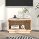 * new meuble hifi - classique - meuble tv 60x35x35 cm bois de pin massif 24261