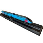 Train miniature - new ray - tgv ouigo -  partir de 5 ans - mtal - 1 unit