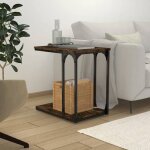 New table dappoint - table basse bar contemporaine chêne fumé 50x35x52 cm bois dingénierie 99748 New table dappoint - table basse bar contemporaine chêne fumé 50x35x52 cm bois dingénierie 99748