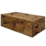 New table basse bar contemporaine 90x50x30 cm teck véritable marron 75692 New table basse bar contemporaine 90x50x30 cm teck véritable marron 75692