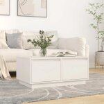 New table basse bar contemporaine blanc 80x50x35 cm bois massif de pin 72216 New table basse bar contemporaine blanc 80x50x35 cm bois massif de pin 72216
