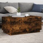 New table basse bar contemporaine avec lumières led chêne fumé 90x50x40 cm 34683 New table basse bar contemporaine avec lumières led chêne fumé 90x50x40 cm 34683