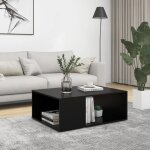 New table basse bar contemporaine noir 90x67x33cm table basse noir 90x67x33cm - bois ding�nierie abht ...