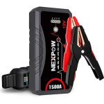 Nexpow booster batterie voiture jump starter pack 1500a peak q10s pour un maximum de 7. 0l essence et ...