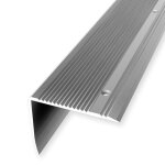 Nez de marche 55 x 70 mm aluminium cornière striée différentes ls küberit Nez de marche 55 x 70 mm aluminium cornière striée différentes ls küberit