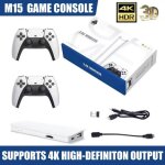 Ngng m15 game stick mini tv handheld game console wireless gamepads video game 128g 30000 retro game ...