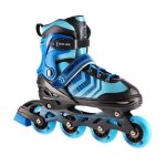 Patins 4 en 1 - nils extreme - nh18192 - noir - bleu - taille m (34 - 38) - hockey sur glace