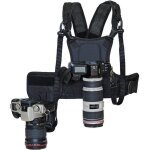 Harnais de transport - nicama - nc - vest - pour 2 appareils photos - confortable - noir Harnais de transport - nicama - nc - vest - pour 2 appareils photos - confortable - noir