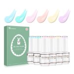 Nicedeco 6 couleurs vernis semi permanent macaron pques srie lot vernis  ongles gel polish uv led ...
