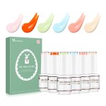 Nicedeco 6 couleurs vernis semi permanent macaron pques srie lot vernis  ongles gel polish uv led ...