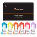 Nicedeco 6 couleurs vernis semi permanent macaron srielot vernis  ongles gel polish uv led soak off ...