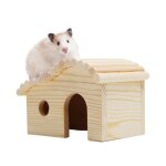 Maison en bois - handeiu - niche pour cochon dinde - facile  assembler - accessoire de cage - intrieur ...