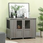 Niche cage pour chien grande niche dintérieur grise sécurisée - porte magnétique et fenêtre - design ... Niche cage pour chien grande niche dintérieur grise sécurisée - porte magnétique et fenêtre - design ...