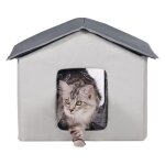Niche chauffante pour chat - duoku - abri dextérieur pour chat - tissu oxford 600d pliable - coussin ... Niche chauffante pour chat - duoku - abri dextérieur pour chat - tissu oxford 600d pliable - coussin ...