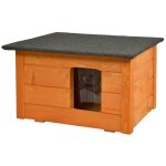 Niche chenil pour chien chat woodok isol bois dpica