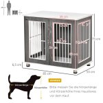 Niche pour chiens en bois caisse de transport avec surface de table & coussin cage pour petits animaux ... Niche pour chiens en bois caisse de transport avec surface de table & coussin cage pour petits animaux ...