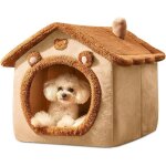 Niche pour chien int�rieur et maison chat pliable grotte pour chat et igloo chat chaud et confortable ...