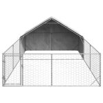 Niche dextrieur - vente - flash - pour chien enclos 6x3x19 m acier galvanis - pour rongeurs @26706418 ...