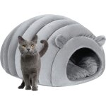 Niche douillette pour chat ? lit dme moelleux avec coussin amovible pour chiots et petits animaux