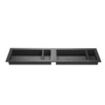 Niche encastrable - duoku - 406x813 cm - noir - plastique xps - 4 �tag�res