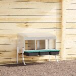 Nichoir � poules3 compartiments avec pieds en acier galvanis�