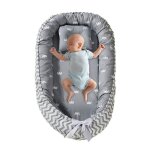 Nid dange pour bb de 0  12 mois berceau portable pour nouveau - n nid dange lavable coton respirant ...