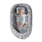 Nid dange pour nouveau - n� 50 x 85cm 100 % coton lavable s�r et respirant unisexe de 0 � 12 mois pour ...