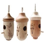 Nid doiseau pour lext�rieur � suspendre � lint�rieur pour oiseaux d�coration de jardin lot de 3