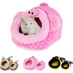 Nid de petite maison pour animaux douillet et chaud en peluche en coton lit de couchage grotte accessoires ... Nid de petite maison pour animaux douillet et chaud en peluche en coton lit de couchage grotte accessoires ...