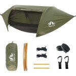 Night cat hamac tente avec moustiquaire impermeable a leau pour 1 personne randonnee camping dans jardin ...