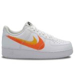 Nike air force 1 low 07 spray paint swoosh safety orange - fj4228 - 100 445