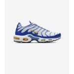 Nike air max plus tn white lyon blue varsity maize